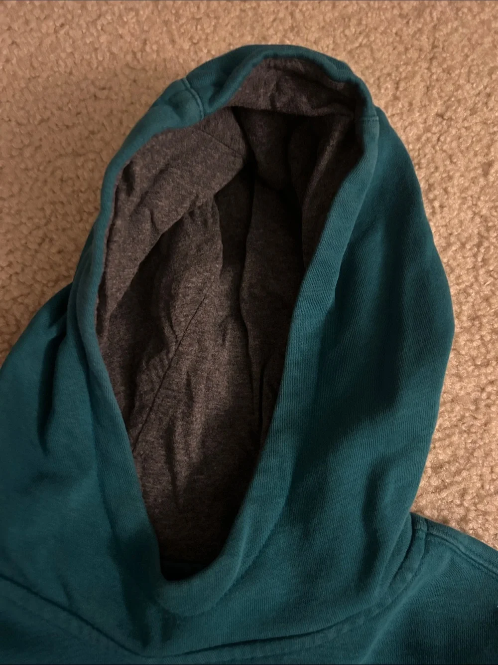 Girls Dark tealish green Nike hooded sweatshirt